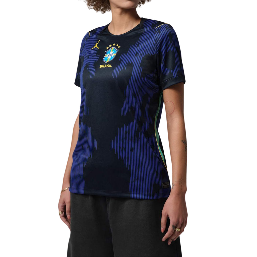 Camisa Brasil Reserva Azul Copa 2026 Torcedor - Feminino