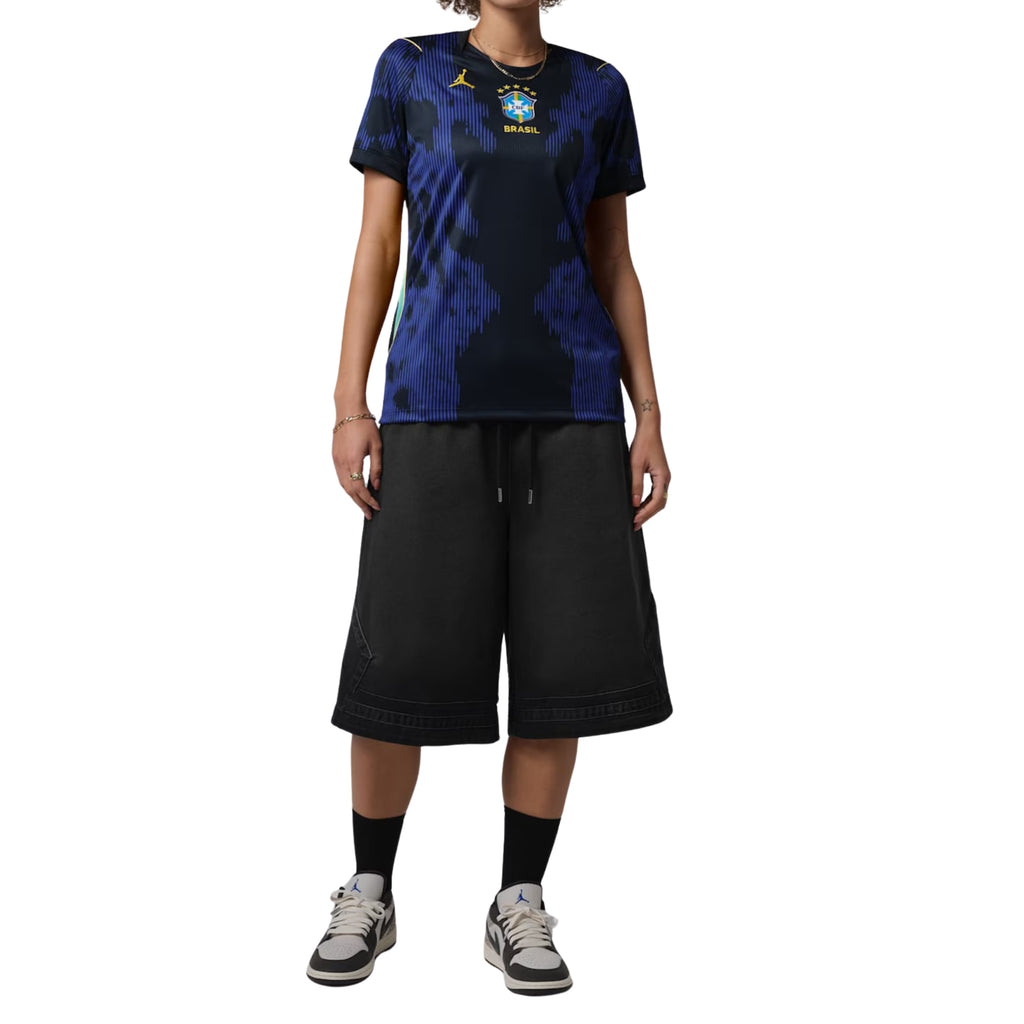 Camisa Brasil Reserva Azul Copa 2026 Torcedor - Feminino