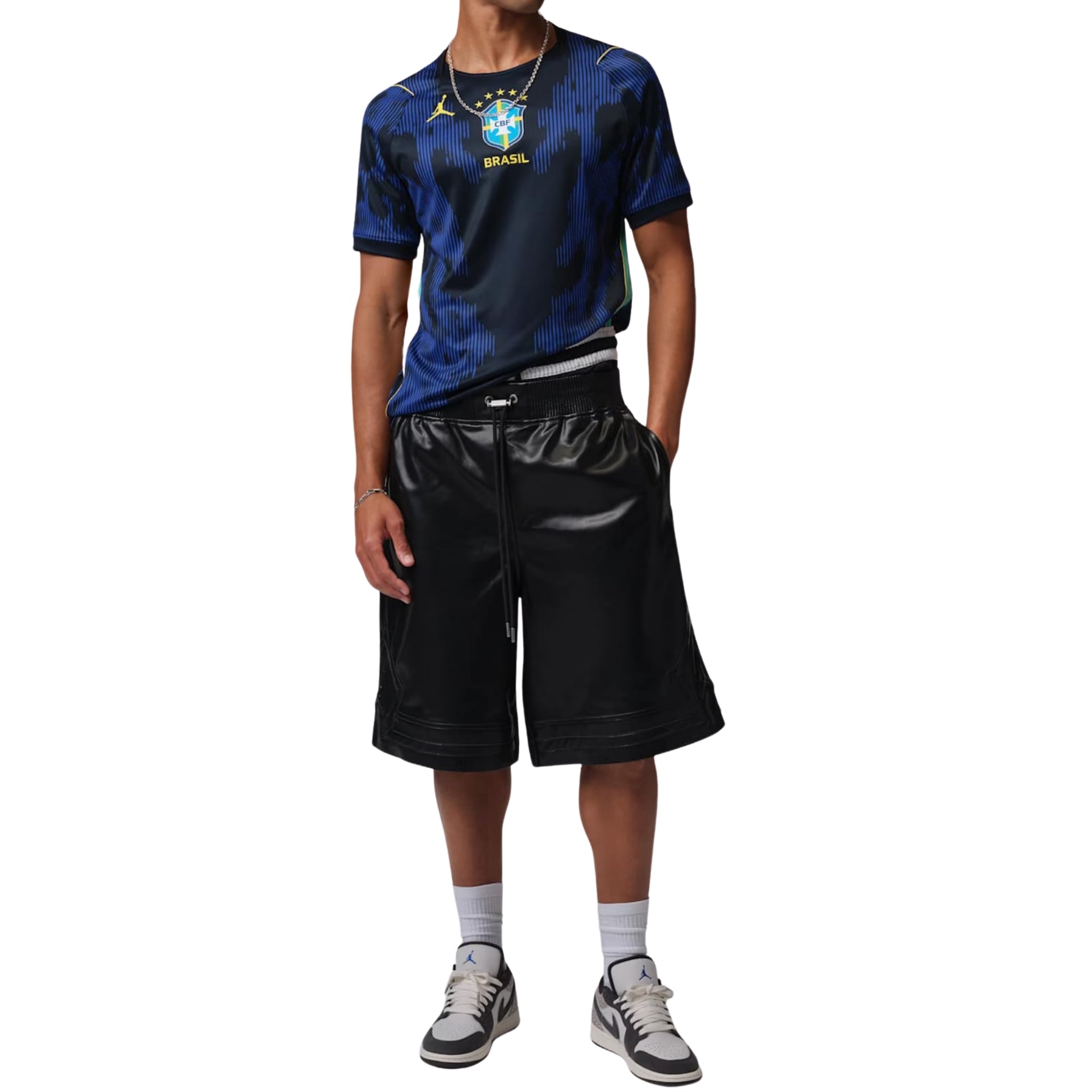 Camisa Brasil Reserva Azul Copa 2026 Torcedor